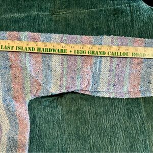 Mexican Poncho Baja Hoodie-Surfer DrugRug Jacket Unisex sz: Small Preowned 90’s